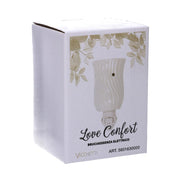 Brûleur essence bouchon céramique blanc 9,8x7,5h13,8 cm