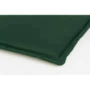 Coussin pour banc trois places Vert Foncé POLY180 153x48x h3 cm