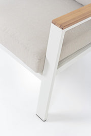 Salon de jardin blanc Belmar