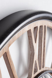 Horloge murale en bois à coutil diamètre 70 cm hauteur 5