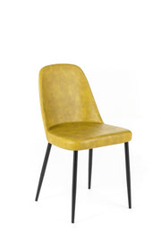 Lot de 4 chaises en soft-touch 52cm x 45cm x 85cm