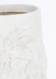 Vase Bangli Blanc H82,5 -