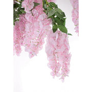 Glycine rose artificielle h320 cm