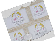 Cadre photo famille série doucement rs-1118 cm. 26x26