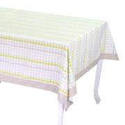 Nappe London bordure verte cm5 rectangulaire cm140x240