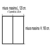 Moustiquaire ECCO MAGNET 120X160 BLANC X FINEST