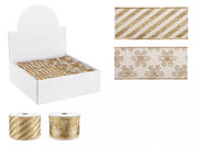 Ruban Tinsel Cuivre 12x4M Ass2 Disp12