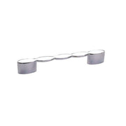 Poignée chromée pour meuble Zincir y824, Finition chromée, Entraxe 160 mm