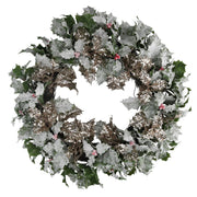 Couronne avec balai d'or cmø36h50