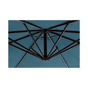 Parapluie de jardin avec 300 ° Texas ARM 300X H260 anthracite / paon