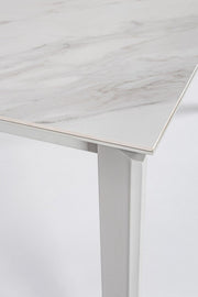 Table grise blanche extensible Briva
