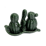 Cactus en céramique vert cm13,5x8,5h10