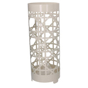 Porte-parapluie rond en métal crème cmø19h49