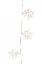 Guirlande Décorative 12L Flocon de Neige Classique