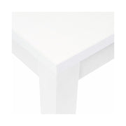 Table à manger extensible en frêne blanc en bois mélaminé cm 85x140 - 180
