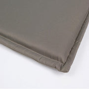 Coussin bain de soleil en tissu déhoussable poly chocolat