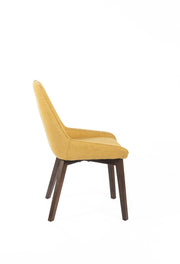 Lot de 4 chaises en tissu 62cm x 49.5cm x 87cm