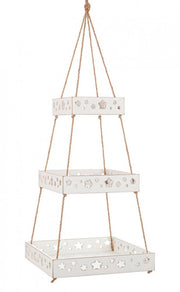 Vassoio Suspendu Hilaris 3P Blanc 2x