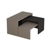 Tris Tavolini de Coffee Tortora Anthracite Kanta CM 65x30xh.39
