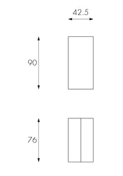 Console extensible anti-rayures en mdf laqué gris tourterelle 90x42,5/302,5x76h cm