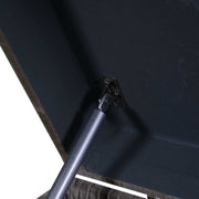 Banc rectangulaire en velours beige cm115x40h45