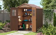 Abri de jardin Darwin 6X6 C/Fin.Front. Marron Keter