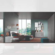 Chambre Jolanda en béton et frêne blanc