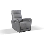 Nabuk gris clair effectuant un fauteuil électrique 82 x 98 x 109 cm
