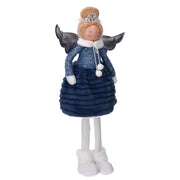 Ange en tissu bleu cm23x15h51