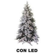 Arbre enneigé Tallinn 1167 branches 300 LED vert cm ø112h210