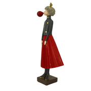 Colombe résine femme cm16,5x10,5h44