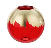 Lot de 6 Bougies Peintes Rouge