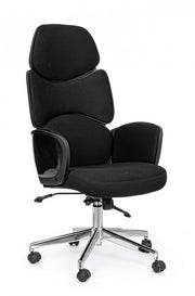 Fauteuil de bureau rembourré Armstrong en noir