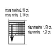 Moustiquaire enroulable verticale IRS-CE 160x170 cm Blanc