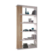 Librairie ouverte Design blanc Oak 90 x 25 x 180 h cm cm