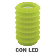 Candela led lanterne vert fontana cmø13,5h20