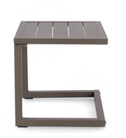 Table basse d'extérieur en aluminium HILDE YK14 40x40x h40 cm