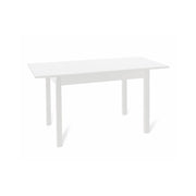 Table extensible en frêne blanc en bois mélaminé cm 70x110 - 150
