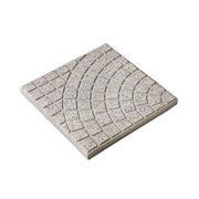 TUILE ÉVENTAIL GRIS 40X40