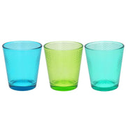 Set de 3 verres multicolores ligne Golf Tognana
