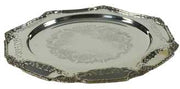 Assiette octogonale en argent bh-0166 Ø cm. 30