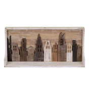 Étagère minable avec maisons cm 82 x 20 x 38 h