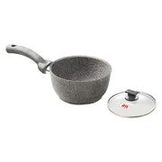 Été avec couvercle en verre «Stone Heart» Ø CM. 16 - 1 poignée