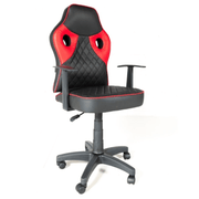 Chaise de bureau gaming Spider noir rouge