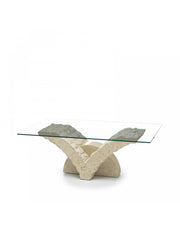 Table basse 120 x 60 - Transparent - Xénon