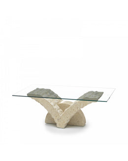 Table basse 120 x 60 - Transparent - Xénon