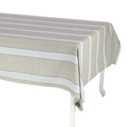 Nappe rectangulaire Venise romantique beige cm140x180