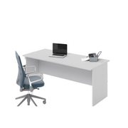 H74X180X80CM Bureau blanc Couleur blanche