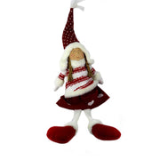 Tissu fille rouge cm16x6h55