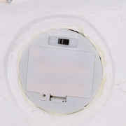 Résine LED Père Noël avec enfant rouge cm40x26h15